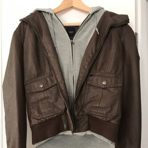 Obey Vegan Leather Jacket